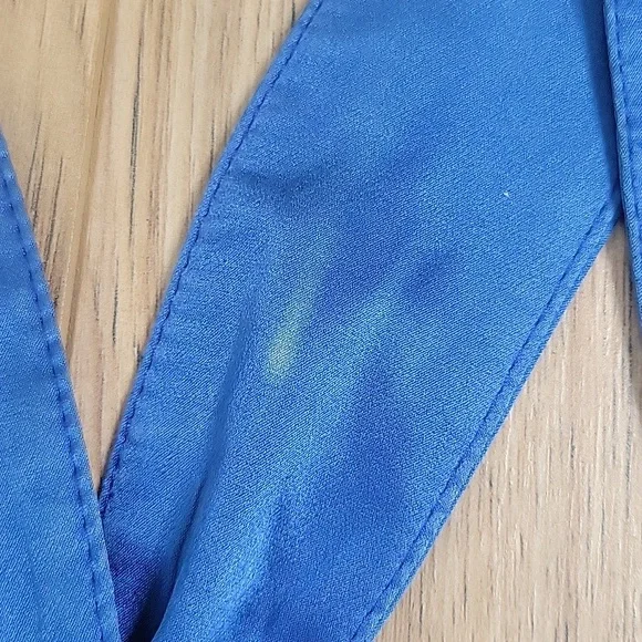 Voom by Joy Han Blue Peacock  Silk Tank Style Dress - Picture 14 of 15